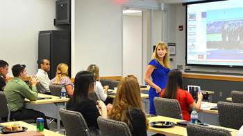 Classroom discussing School of Accounting academic programs