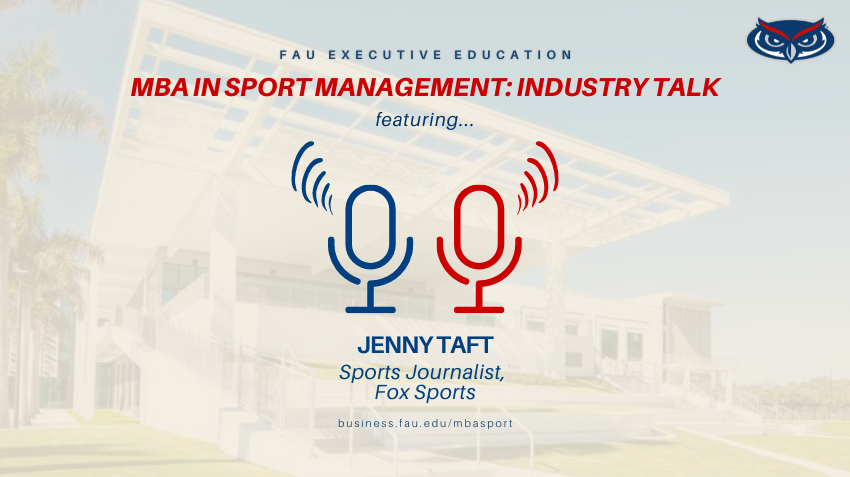 Jenny Taft MBA in Sport Management Industry Talk Thumbnail Cover