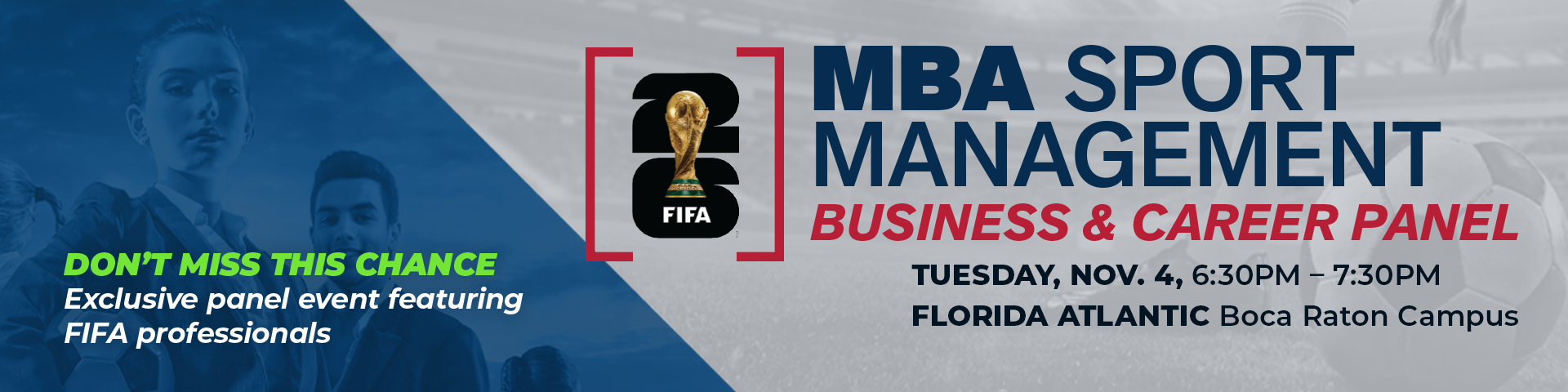 FIFA 2025 Panel - MBA Sport - FAU