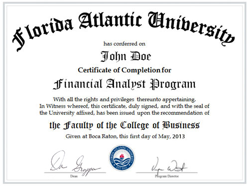 bcit finance certificate