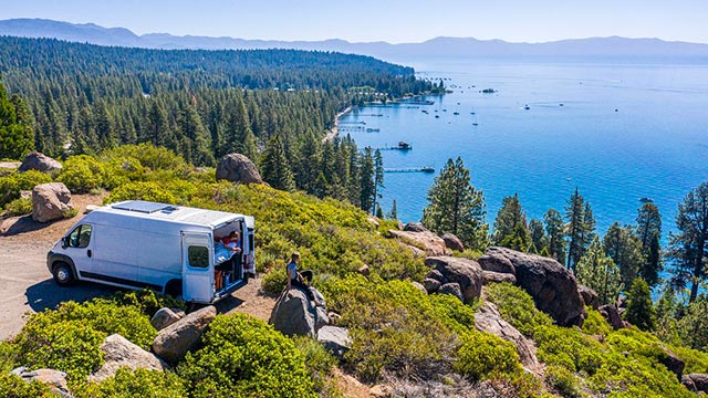 Campsite in nature