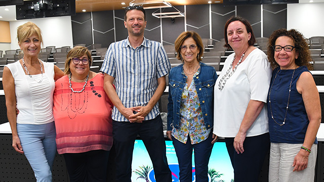 Erasmus professors from Italy visiting FAU