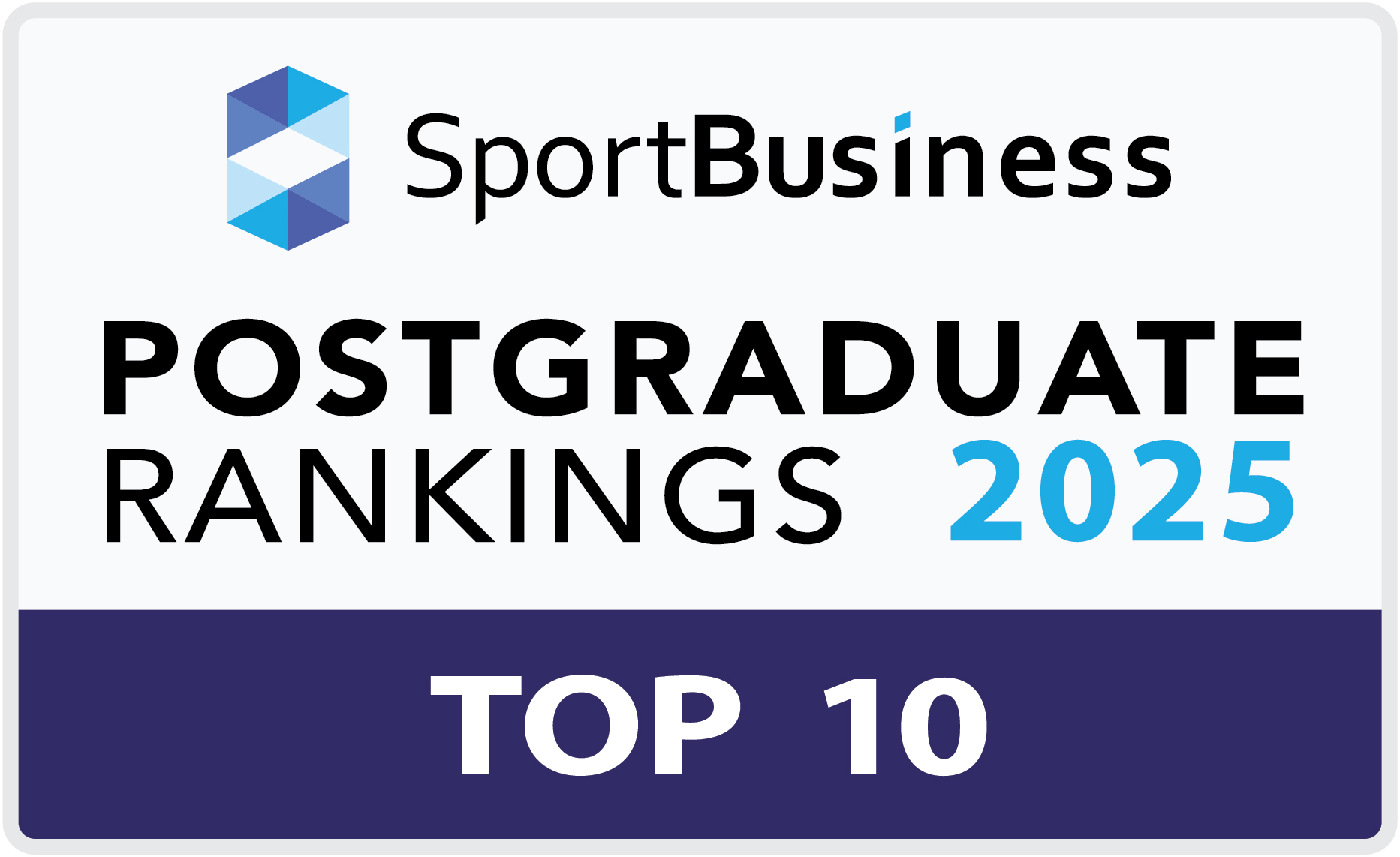Logo for Top-20 in the world for MBA in Sport Management Program according to SportBusiness