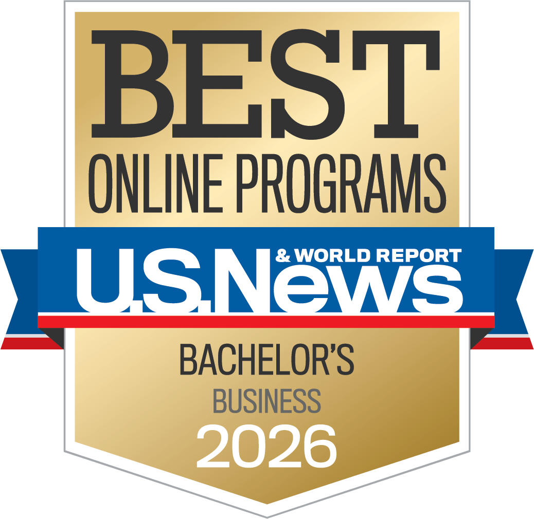 Logo for U.S. News & World Report Best Online Bachelor's in Business
