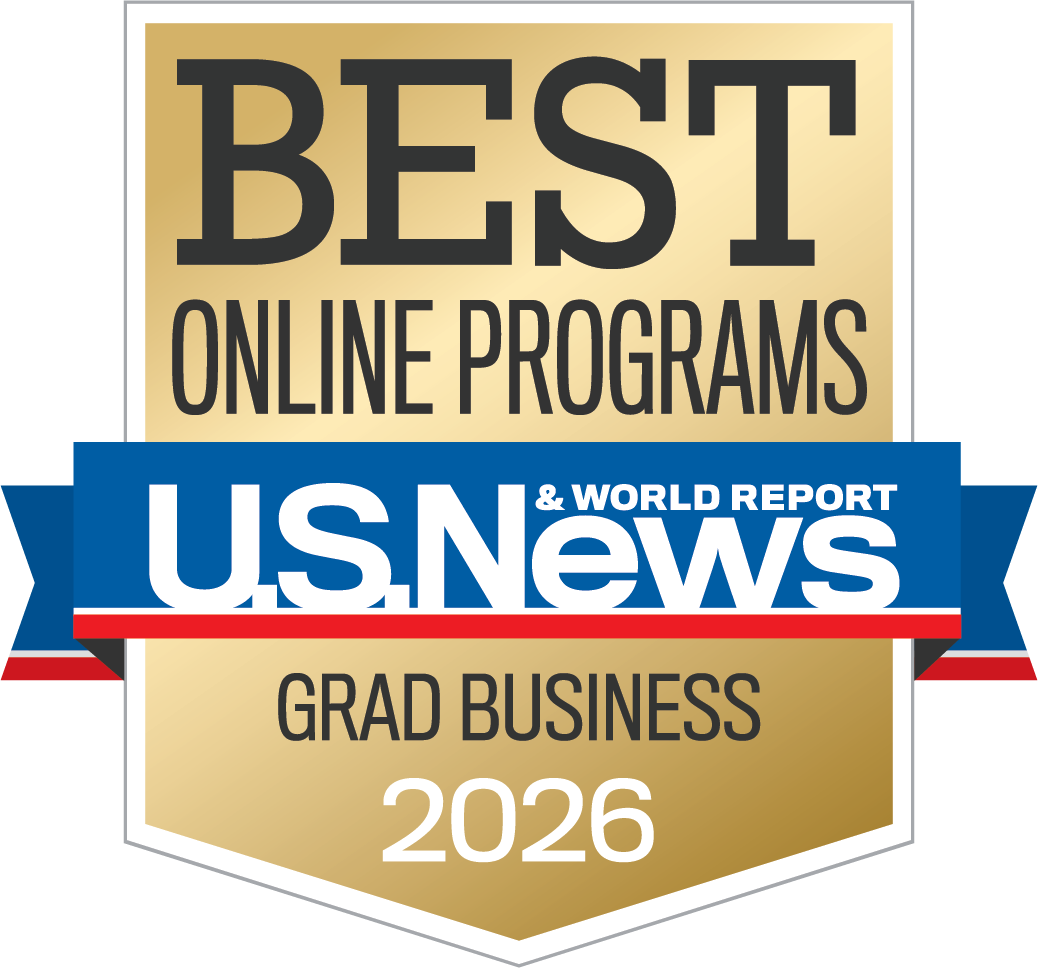 Logo for U.S. News & World Report Best Online Graduate Schools in Business