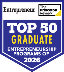 Logo for Princeton Review Entrepreneur - FAU is Top 50 in Entrepreneurship